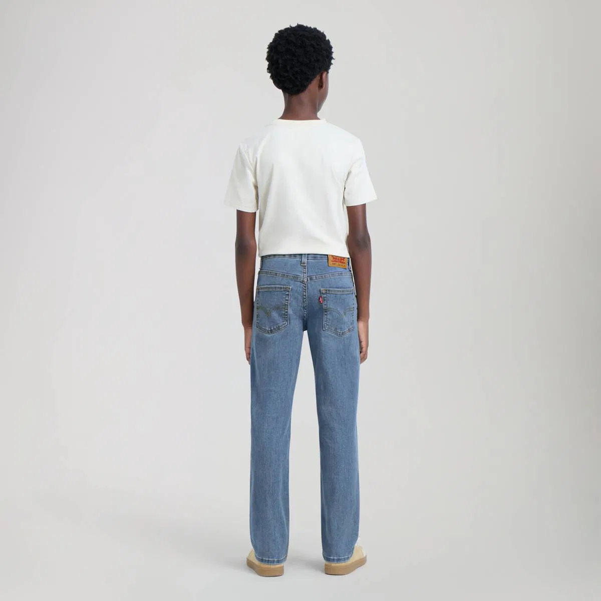 Джинсы прямого кроя 514 для мальчиков 8-20 лет Levi's, Basil Sky - Medium Wash — фото 3