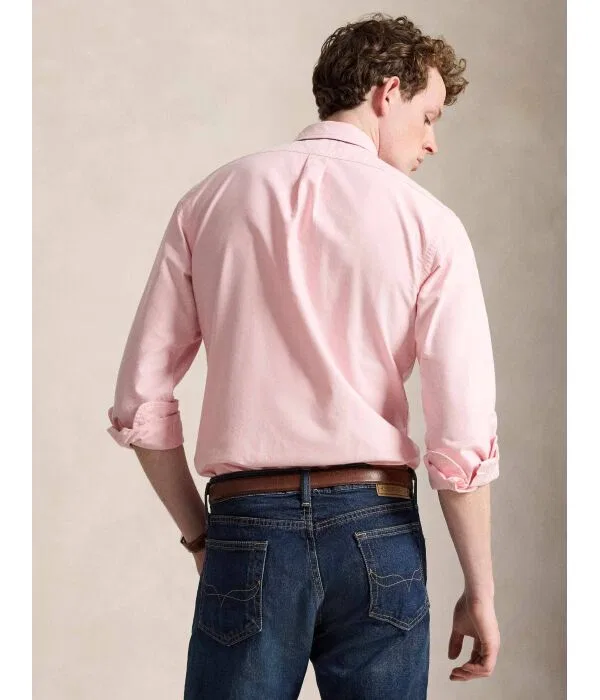 Мужская рубашка с длинным рукавом Polo Ralph Lauren, Rosa — фото 3