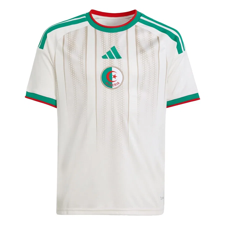 Детская домашняя футболка ADIDAS PERFORMANCE 'Algeria 26 Home Kids' в натуральном белом цвете