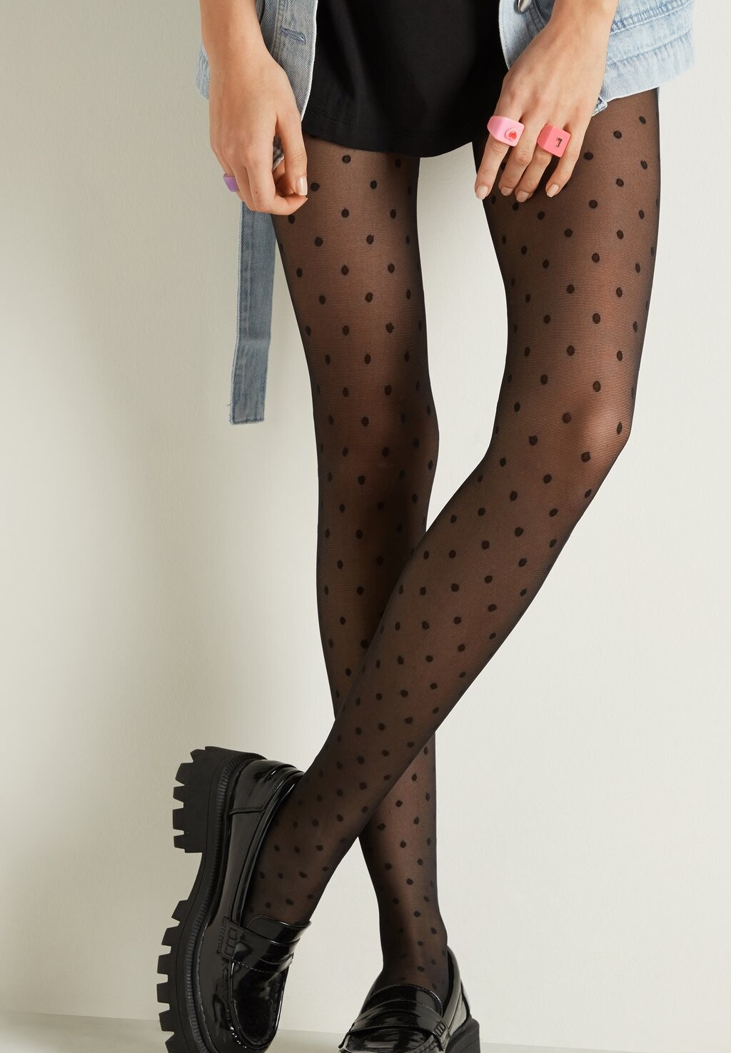 

Колготки DEN 40 Tezenis, цвет all over micro pois