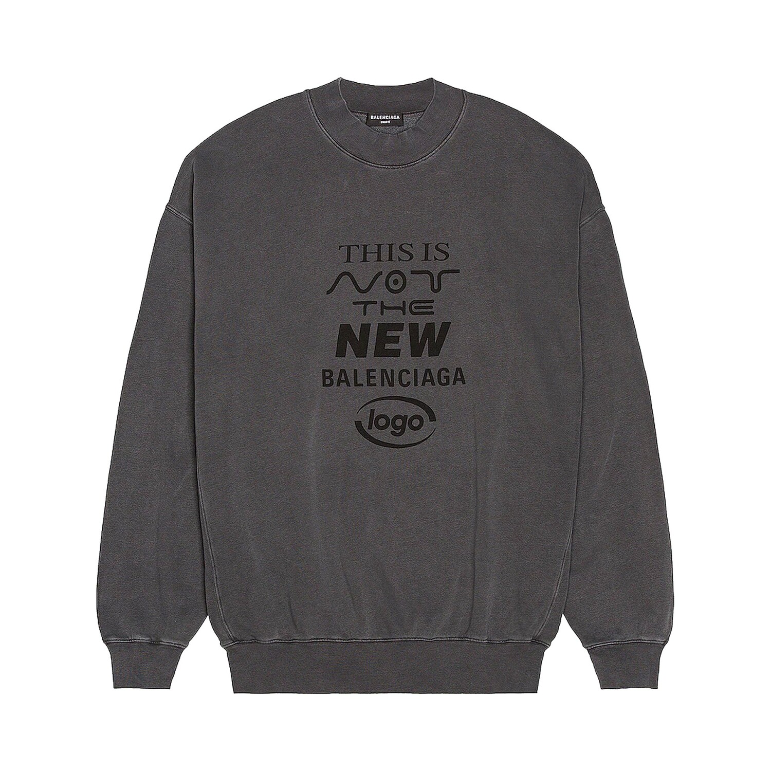 

Balenciaga Crewneck Черный/Черный