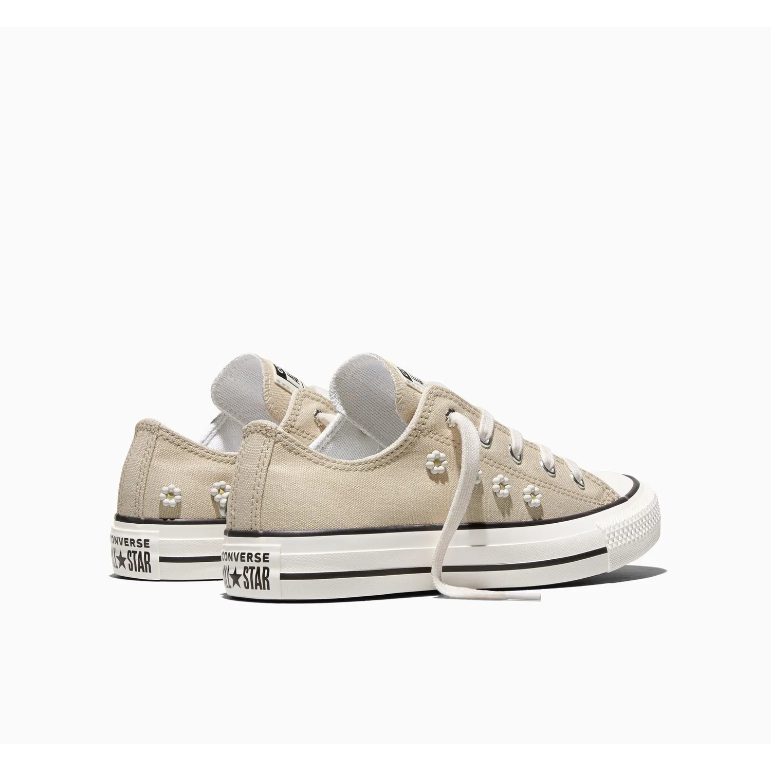 Детские кеды с шнуровкой Converse Chuck Taylor All Star, Sage Smoke/Vintage White/Black — фото 3