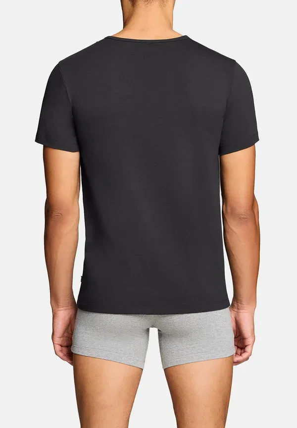 Футболка Levi'S Herren 6-er Pack мужская Herren Unterhemd Rund-Ausschnitt - майка, черный — фото 2