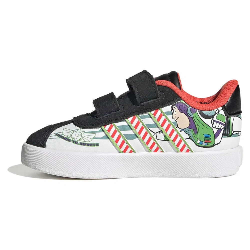 Детские кроссовки для девочек с принтом Pixar Toy Story VL Court 3.0 Adidas, Black — фото 4