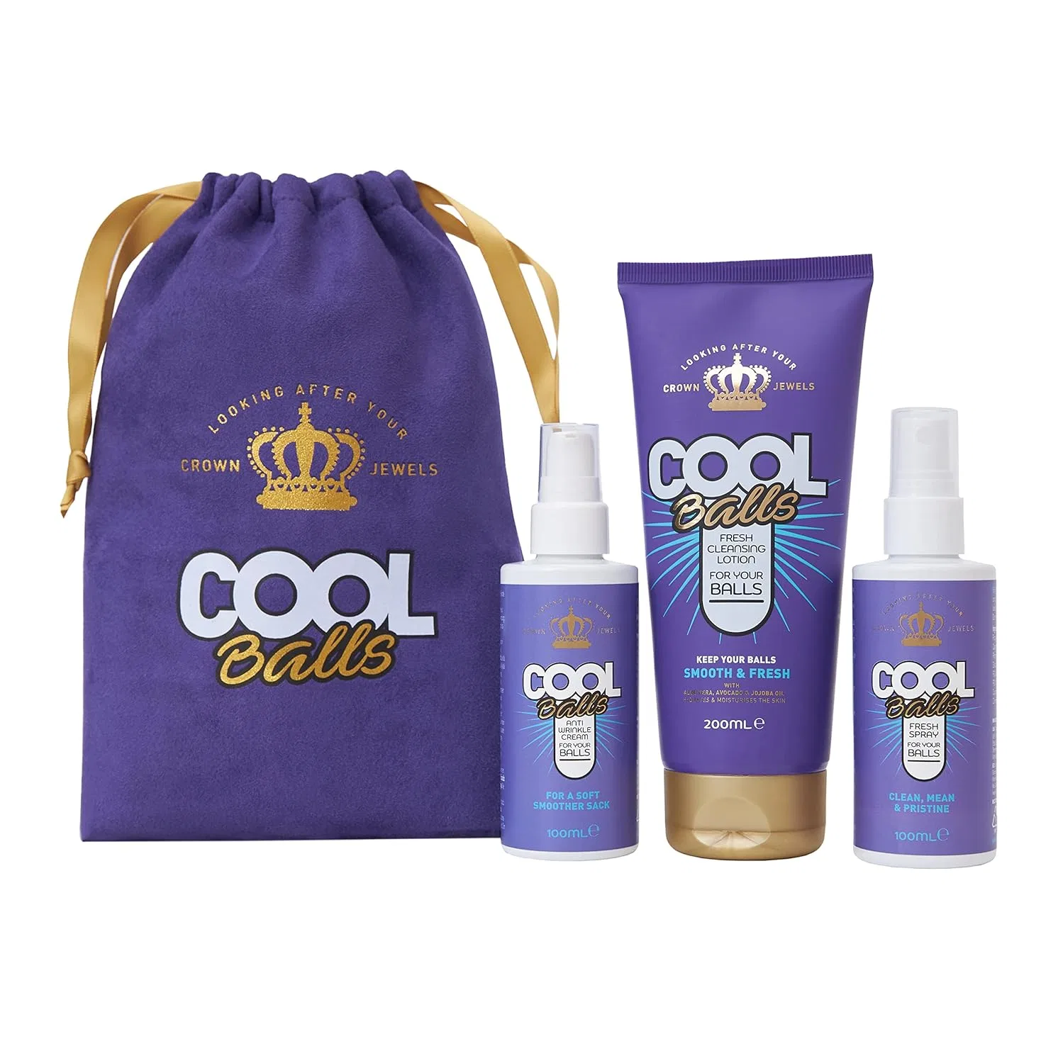 Набор косметики для мужчин Cool Balls, 400 мл, 200 г, Cherry