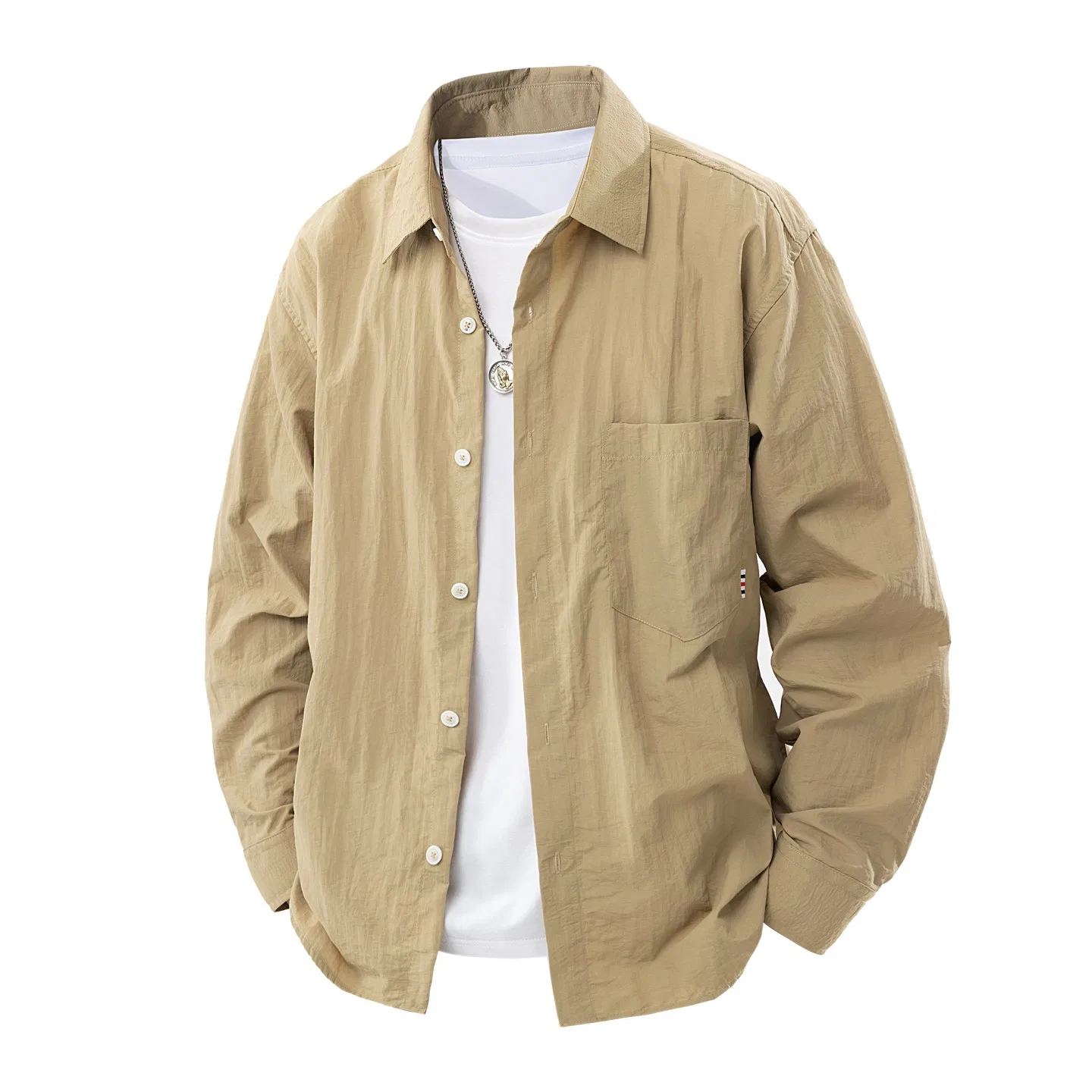 Детская рубашка с длинным рукавом Red Bean, Khaki