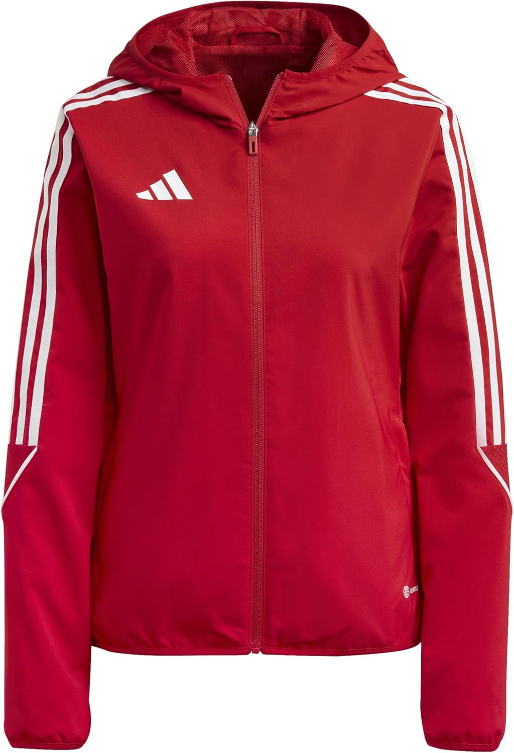 

adidas Женская ветровка Tiro23 League для футбольных бутс с влагоотводящим эффектом красного цвета, Team Power Red