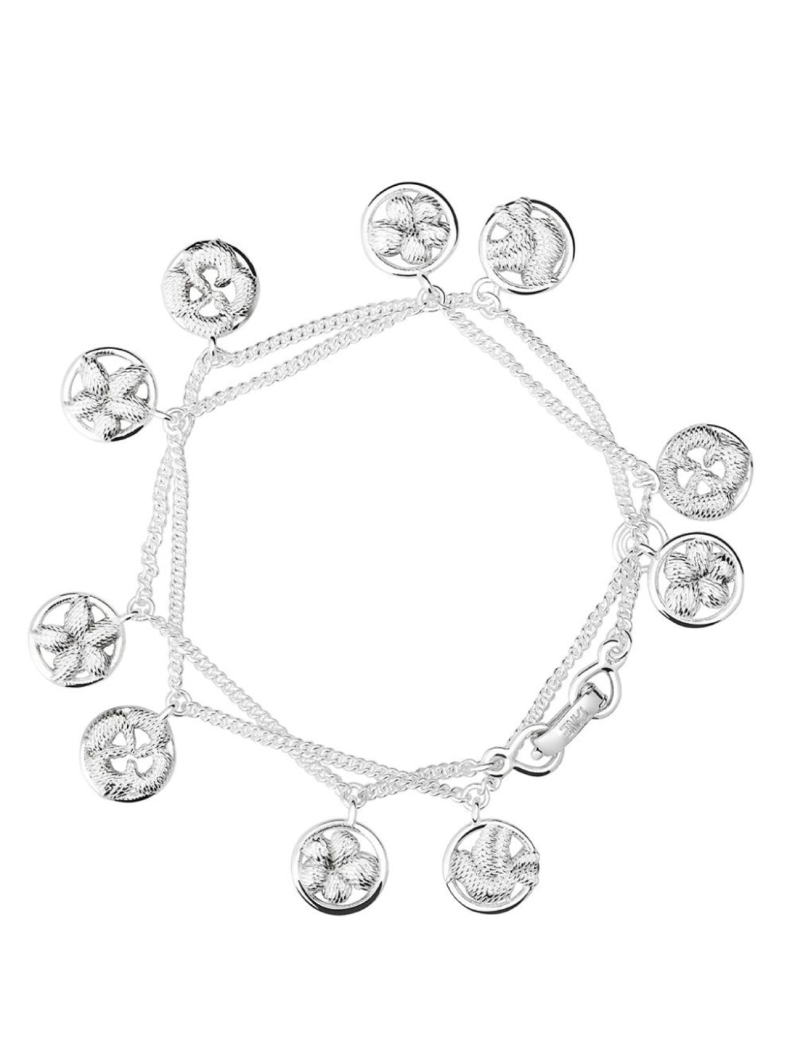 

Браслет Bordados с подвесками TANE México 1942, серебряный