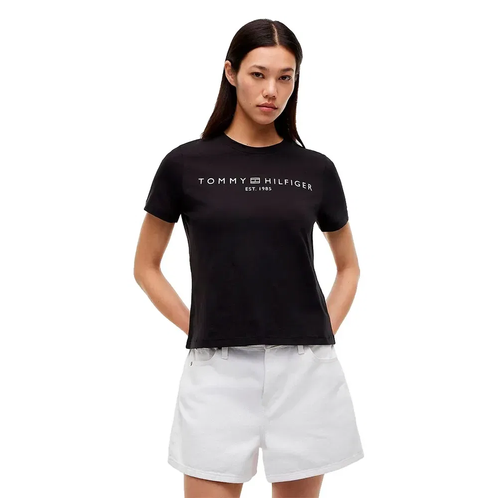 Женская футболка с коротким рукавом Tommy hilfiger, Black