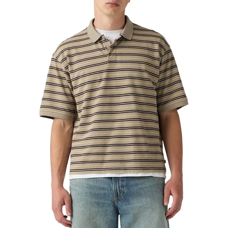 Мужская поло с воротником Gray Coffee Levis