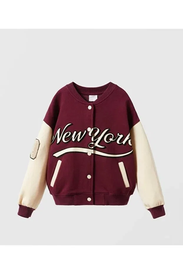 Детское пальто для девочек с длинным рукавом College coat Çipil, Multicolor