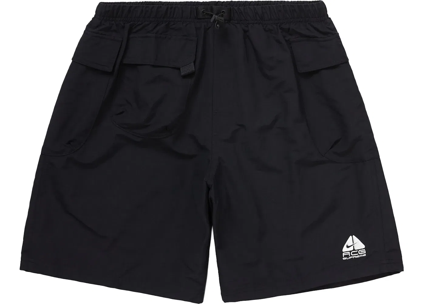 Мужские шорты с принтом Supreme Nike ACG Nylon Trail Short, Black