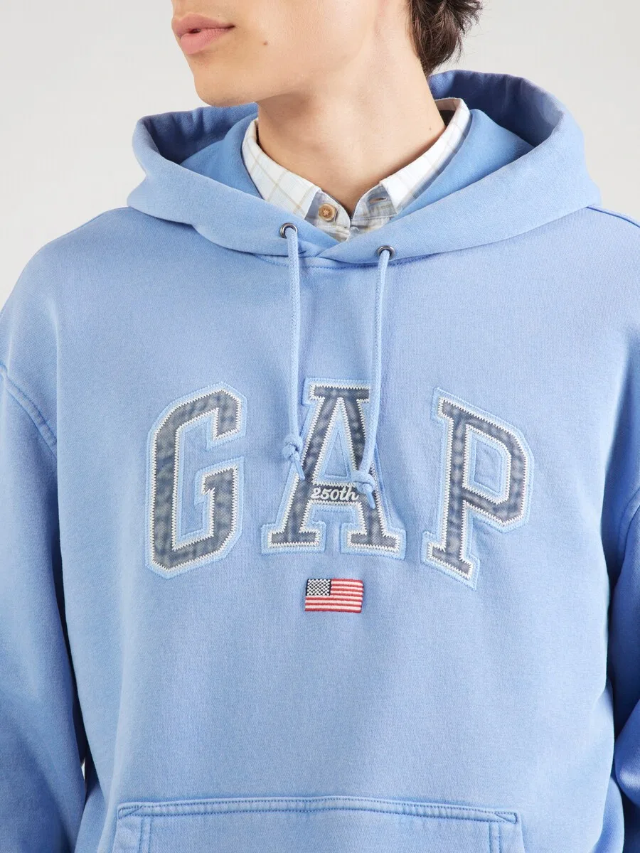 Толстовка GAP 'BRANNAN' в темно-синем и светло-синем цветах — фото 3