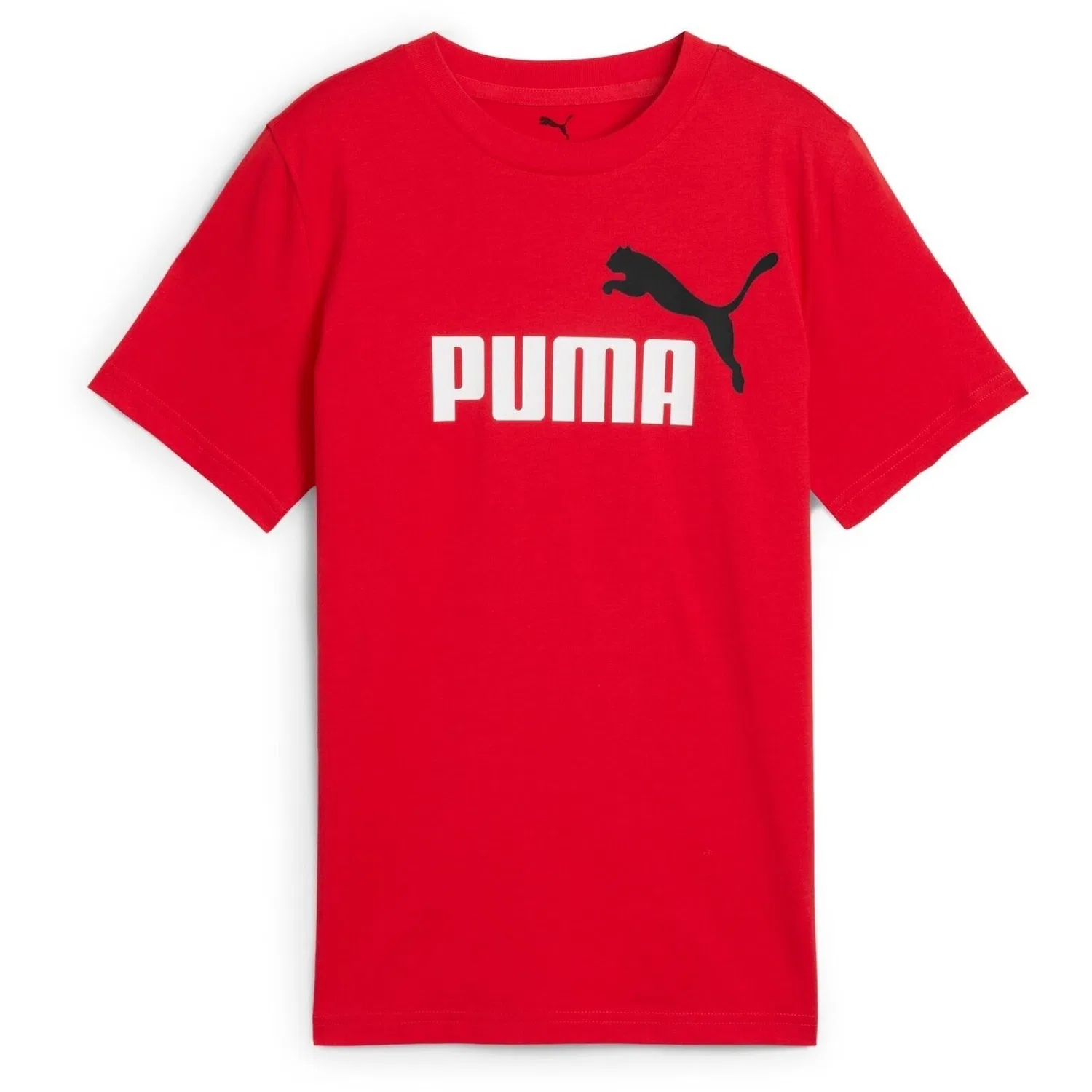 Детская футболка с логотипом Puma Ess 2 Color No.1 Logo Tee B, Puma, Rot