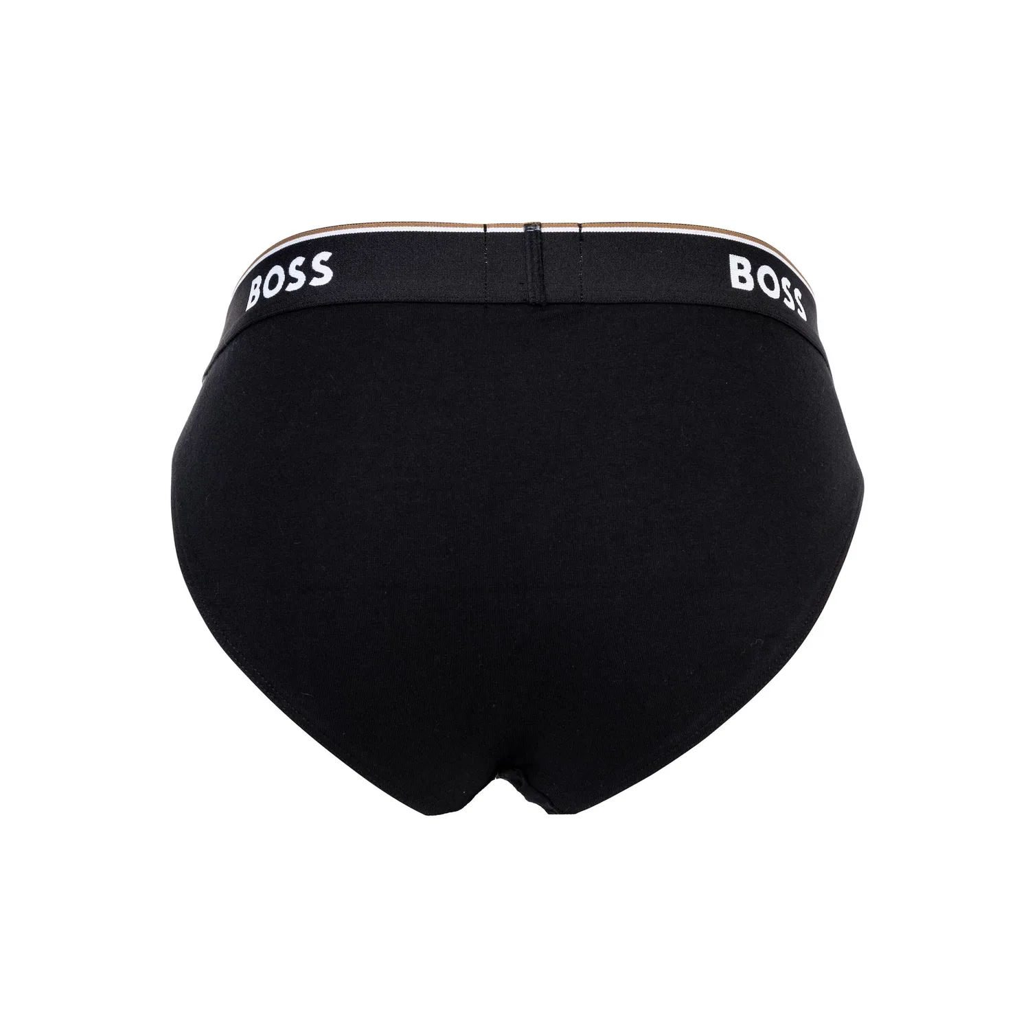 Мужские слипы из хлопка с эластаном BOSS, White/Gray/Black — фото 3