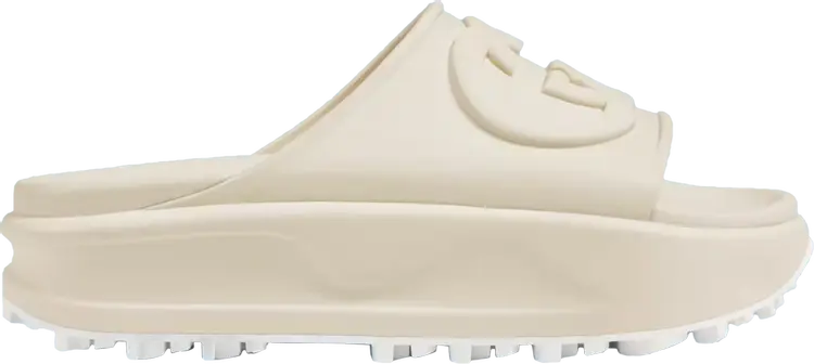 Сандалии Gucci Wmns Slide Sandal Off White, белый