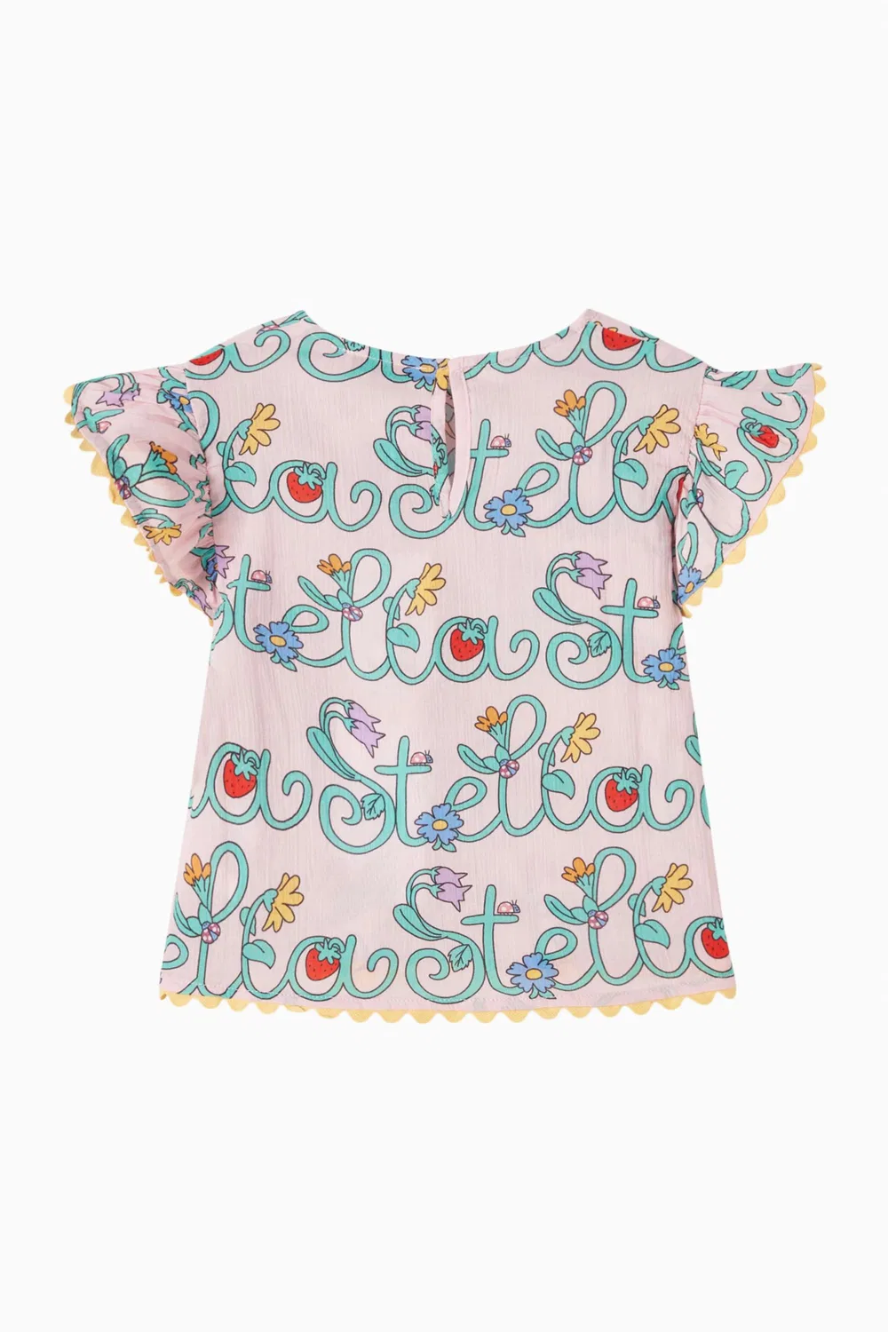 Футболка с воланами Ruffle Logo Stella McCartney — фото 3