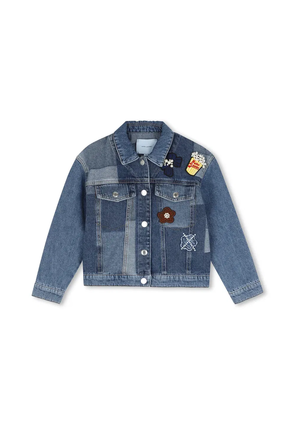 Джинсовая куртка - джинсовая куртка Marc Jacobs Kids, Denim Blue — фото 2