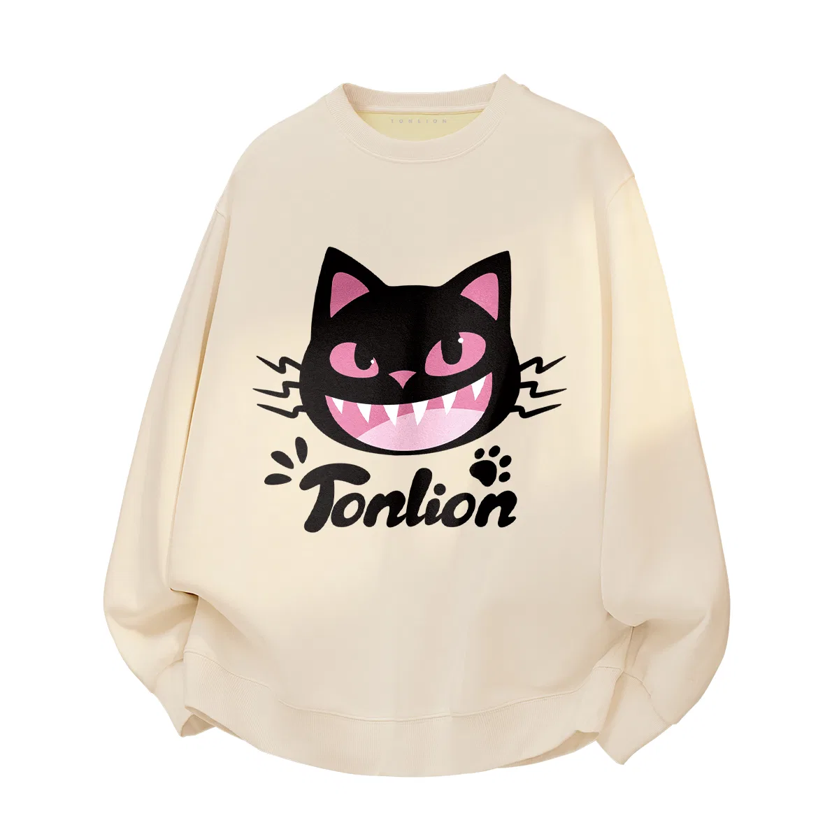 Детский свитшот с капюшоном Tonlion, Цвет: (加绒升级款)Shallow rice(tn煤球笑笑)