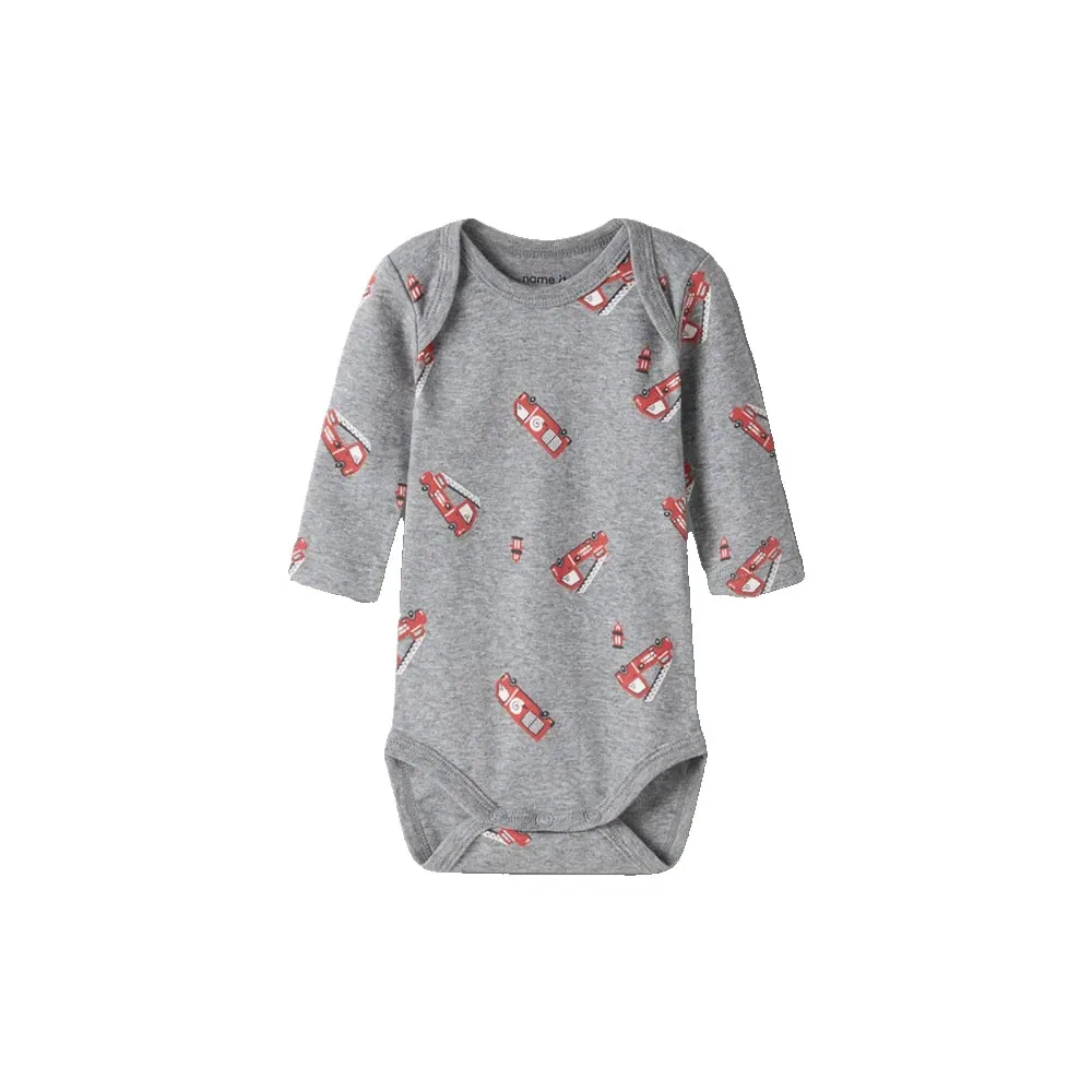 Брюки Name It Firetruck Long Sleeve Body 3 units, мультиколор — фото 4