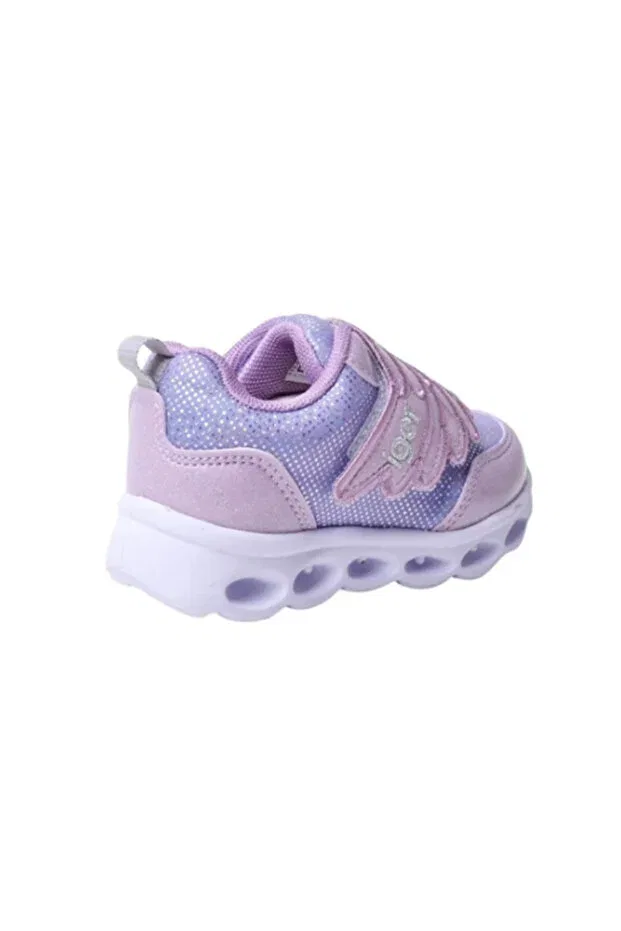 Детские спортивные туфли для девочек с подсветкой Bella kids lighted lilac sports shoes bc10001 Igor, Lila — фото 4