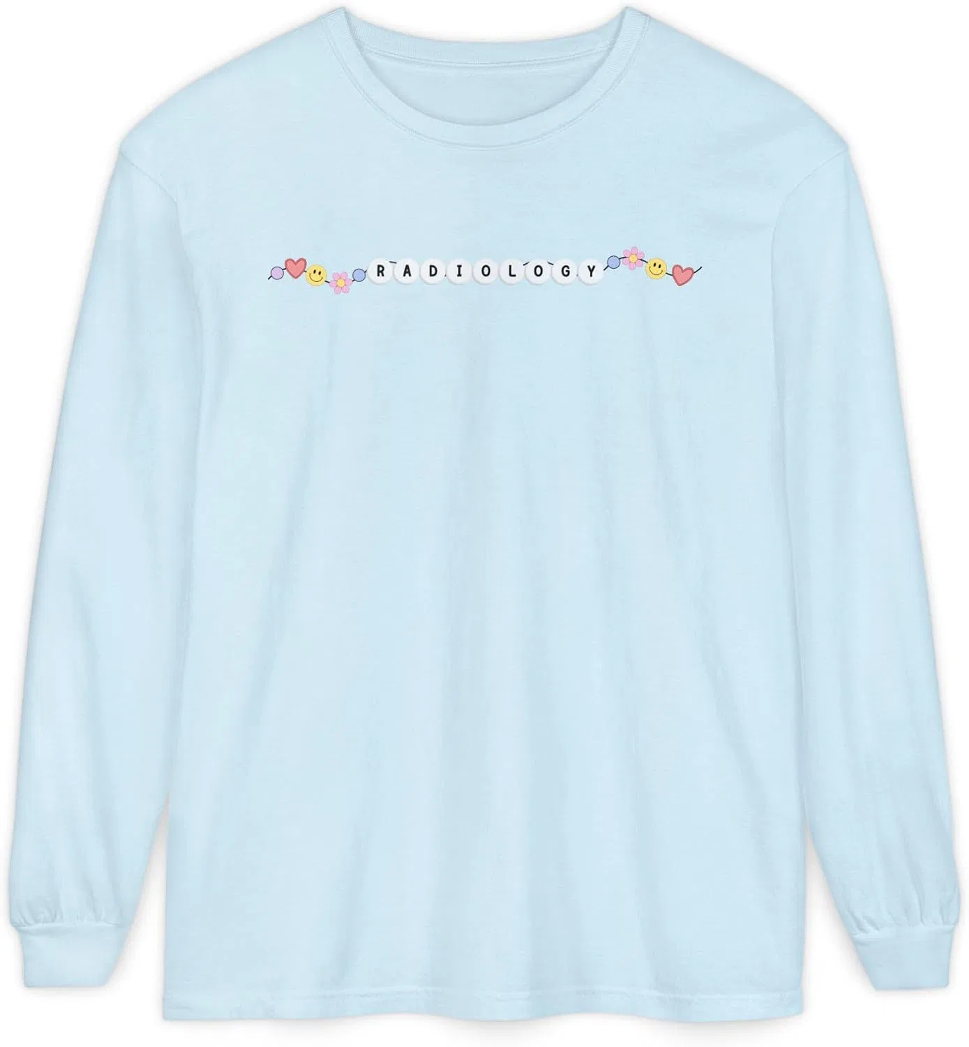 Мужская футболка с длинным рукавом Comfort Colors 6014, Chambray