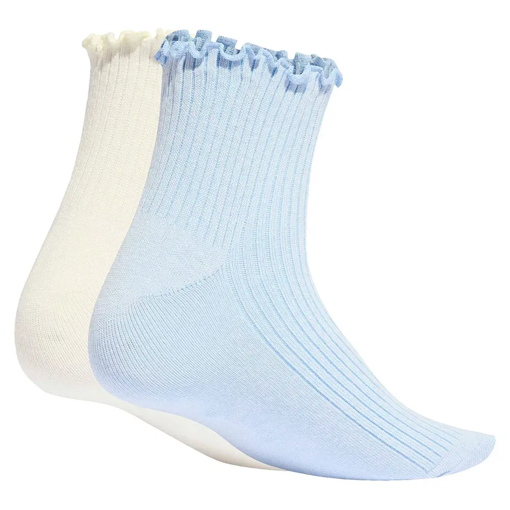 Носки Adidas Originals Ruffle Quarter, белый — фото 2