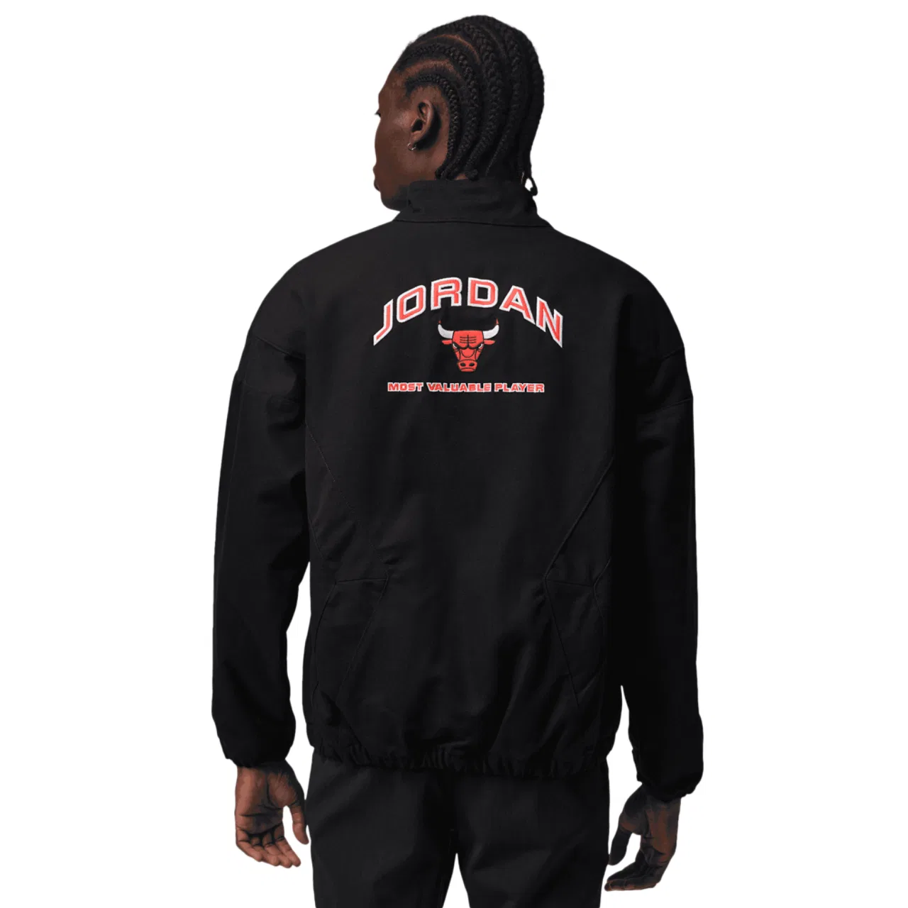 Мужская куртка Flight Graphic Workwear Jordan, белый/черный — фото 2