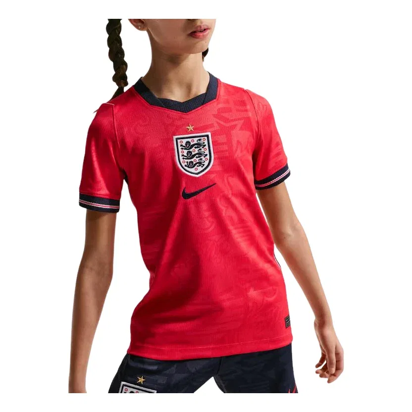 Детская футболка England National Team 2026 Stadium Away Dri-FIT Nike, красный