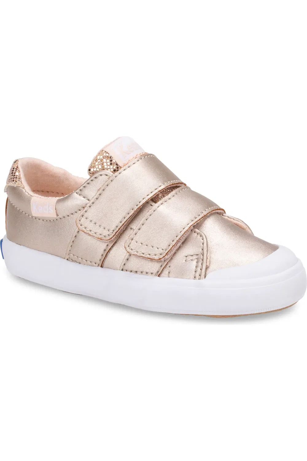 Детские кроссовки с блестками Courtney Keds, Rose Gold