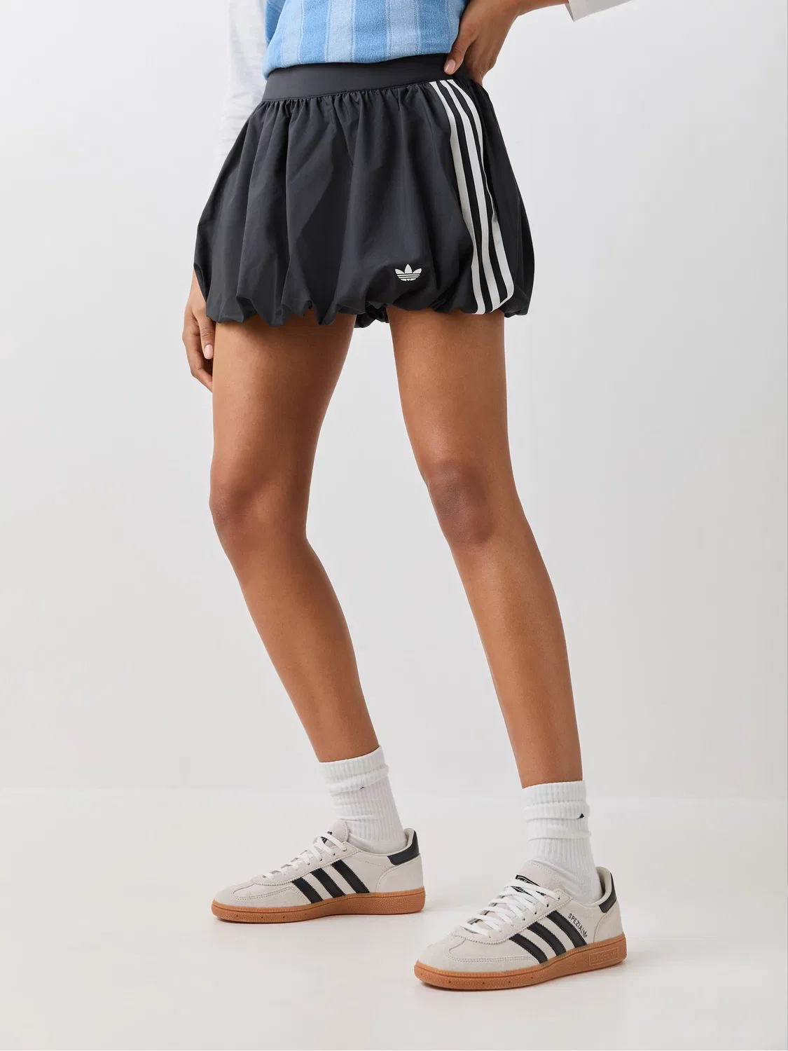 Юбка-баллон мини, Adidas Originals, черный