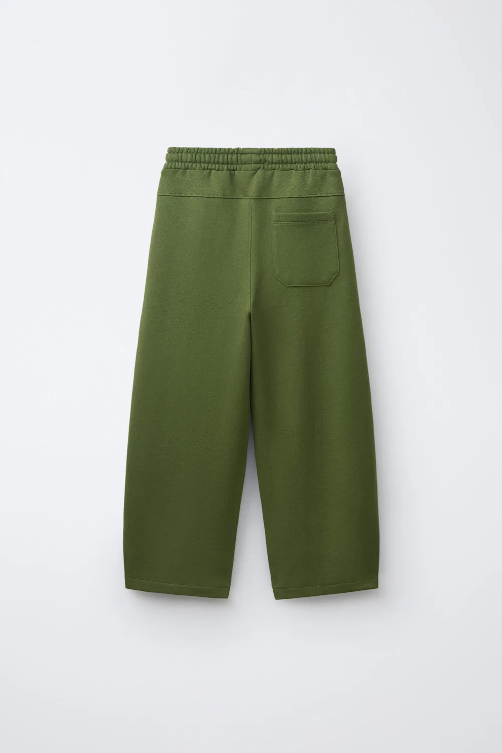 Плюшевые брюки "Бочка" ZARA, GREEN — фото 2