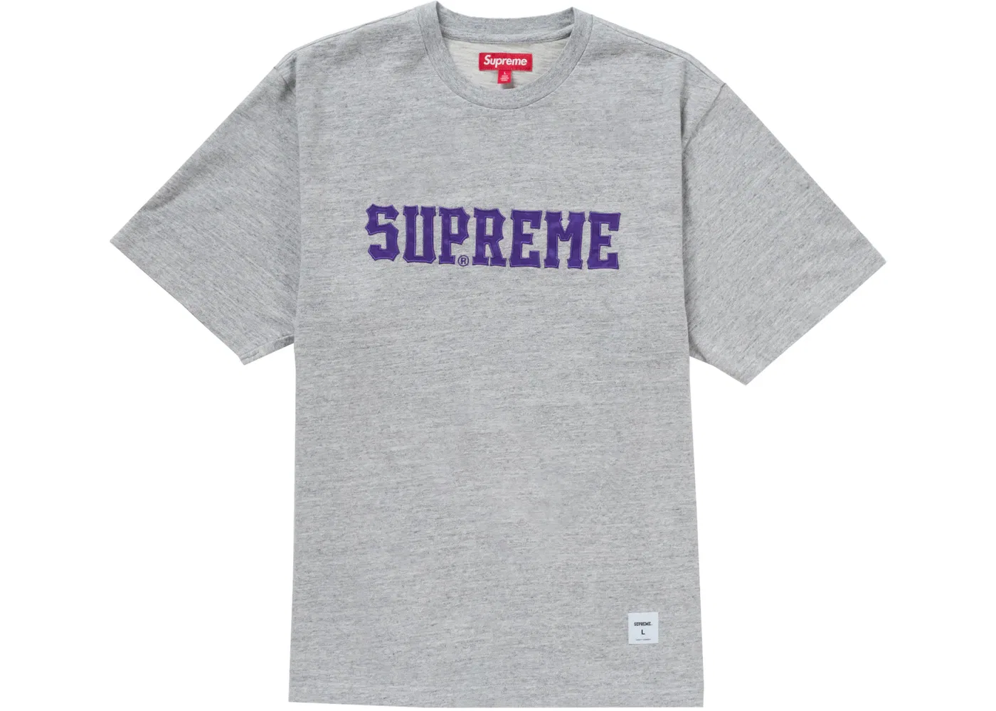 Мужской топ с аппликацией Twill Applique Supreme, цвет Heather Grey