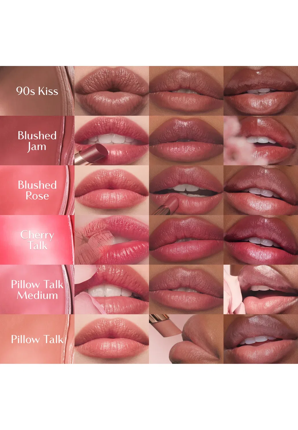 Бальзам-румяна Pillow Talk, тинт для губ - помада Charlotte Tilbury, Cherry Talk, 2 гр — фото 3