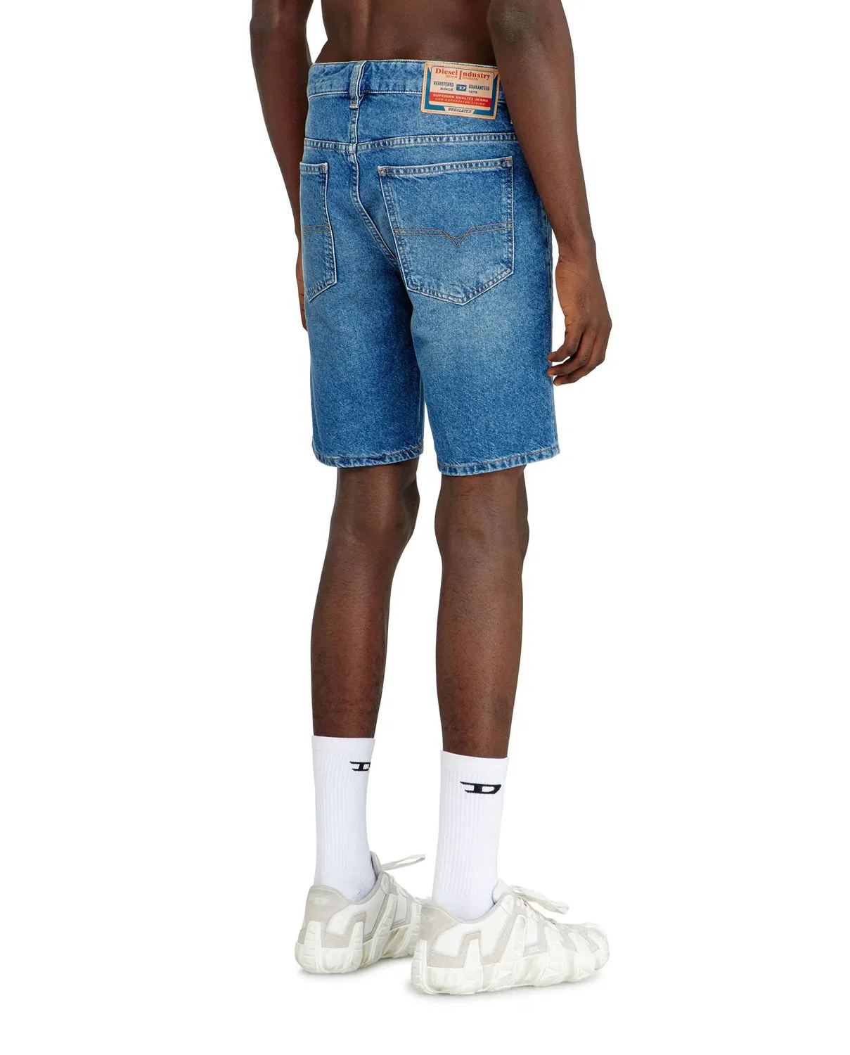 Мужские джинсовые шорты slim fit Diesel, Azul — фото 2