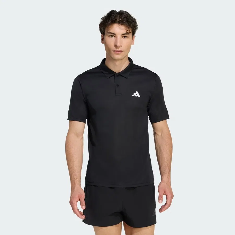 Мужское поло для фитнеса с технологией CLIMACOOL adidas Workout Essentials Base, Черный