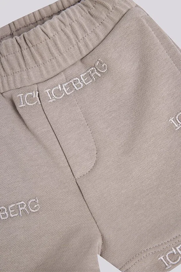 Детские шорты для мальчиков прямого кроя Bg store baby boy stone shorts Iceberg, Tas — фото 3