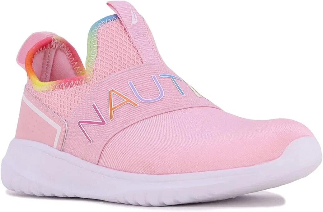 Детские кроссовки для девочек Slip-On Athletic Sneakers Nautica, Aloise-Peony Rainbow