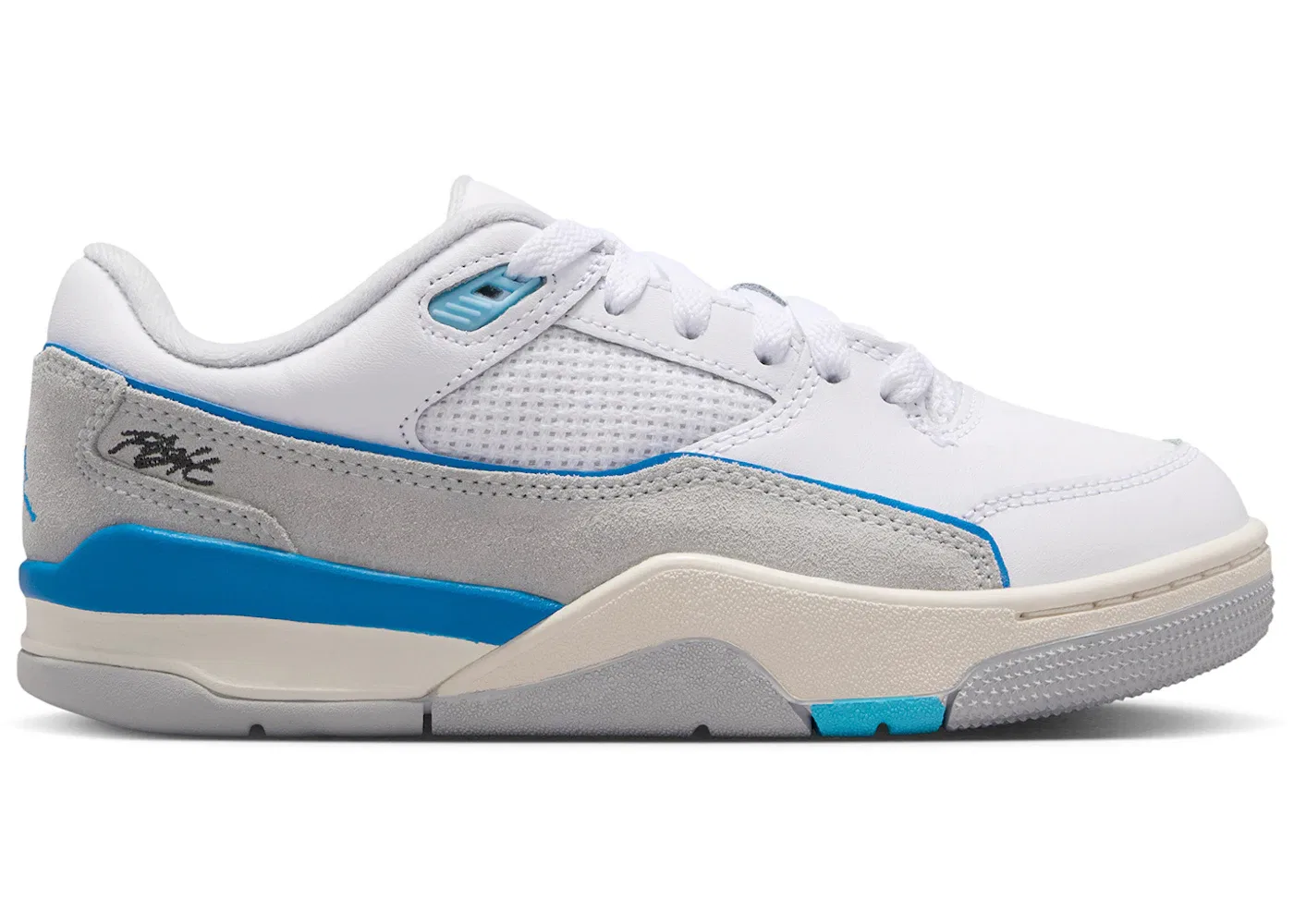 Детские кроссовки Lifestyle Jordan Flight Court Jordan, White/Pure Platinum/Sail/Photo Blue
