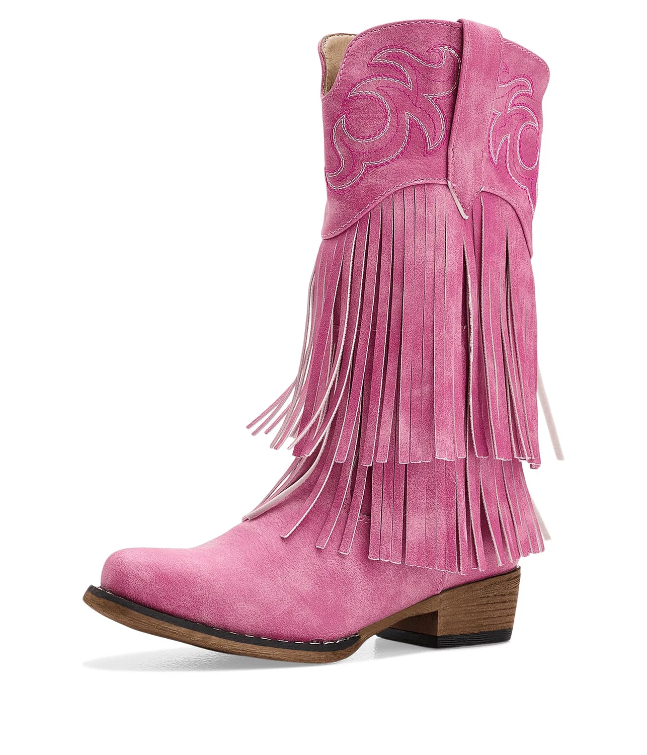 Ботинки Cowbaby Rickrack (для малышей) Roper Kids, Pink