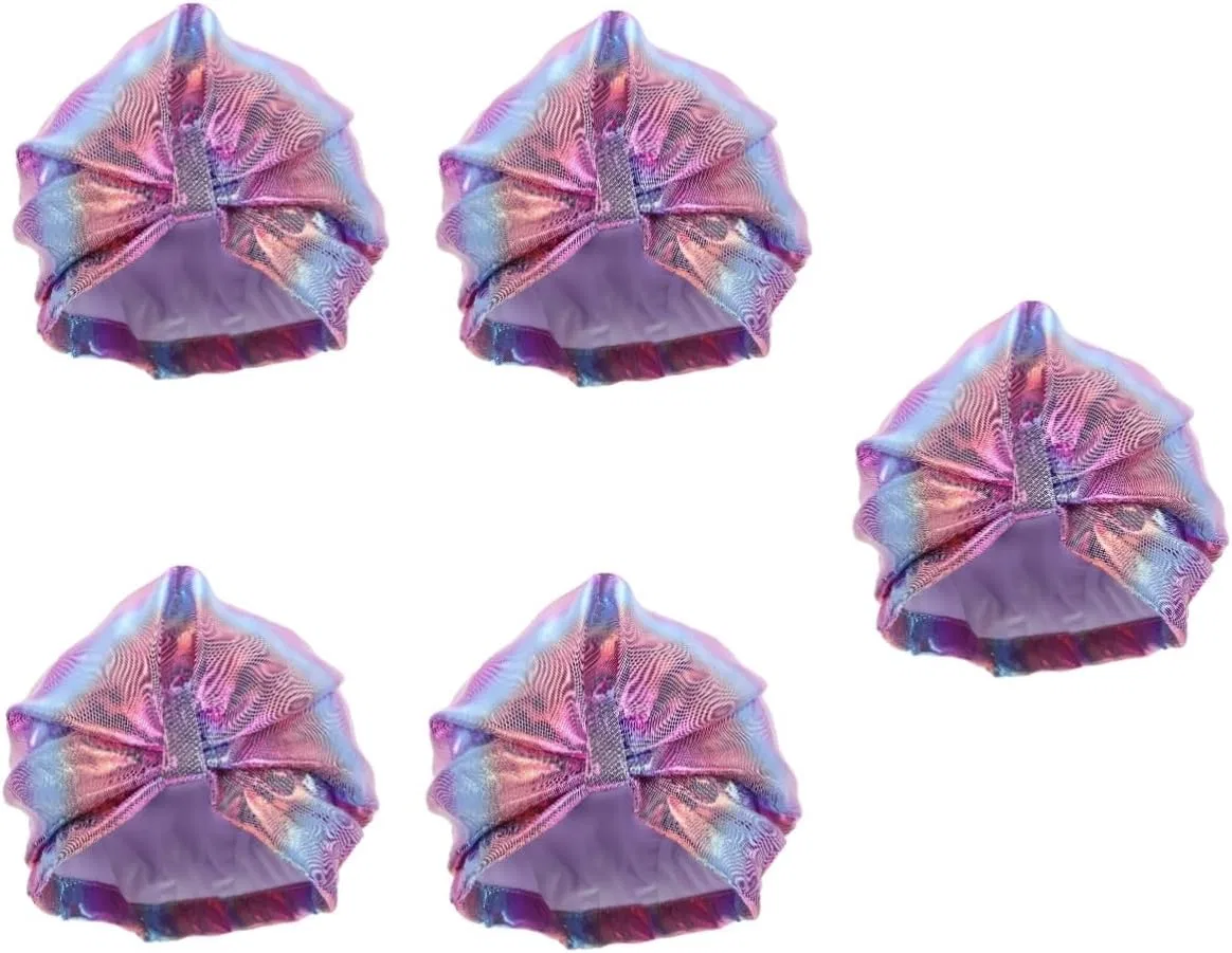 Шапочка для душа Minkissy, 5 шт, Nylon, Фиолетовый