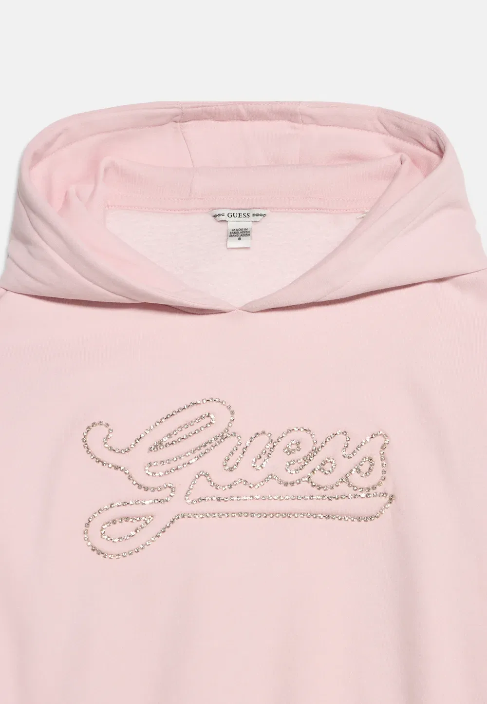 Свободная толстовка с капюшоном стандартного размера Guess, Romantic Lilac — фото 4