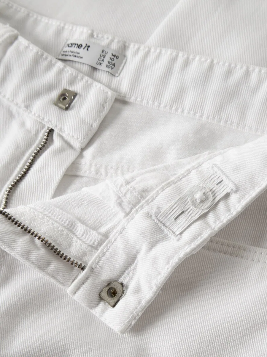 Джинсы NAME IT Regular Jeans 'NKNBerlin' белого цвета — фото 3