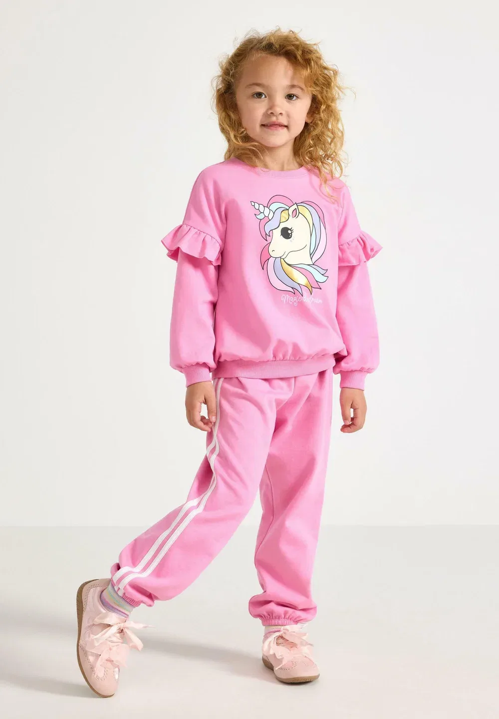 Спортивные штаны с начесом внутри Lindex, Pink