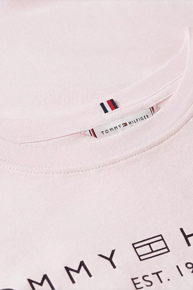 Женская футболка с коротким рукавом Tommy Hilfiger, Pink — фото 3
