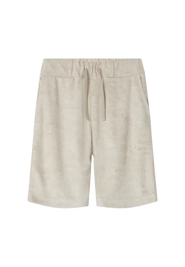 Шорты с эластичным поясом Fredy sweatshorts Name It beige, бежевый