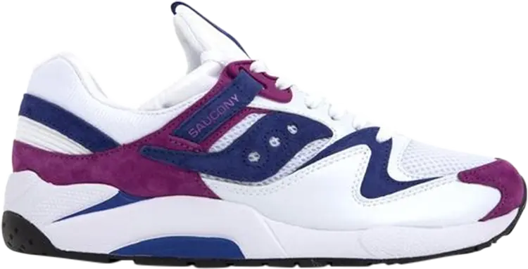 

Кроссовки Saucony Grid 9000 Premium Suede White Purple, фиолетовый