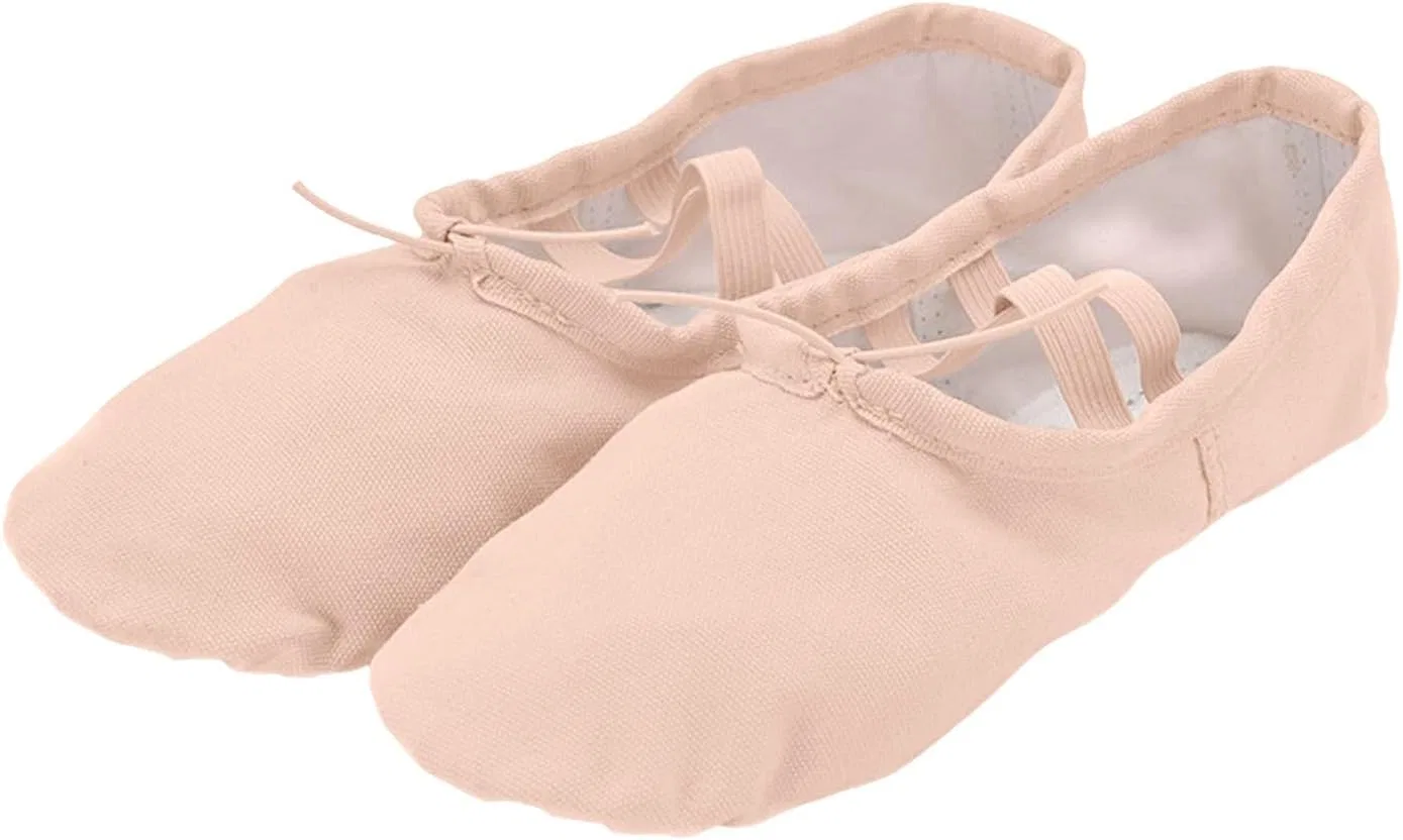 Детские балетки для девочек с эластичными шнурками, Pink