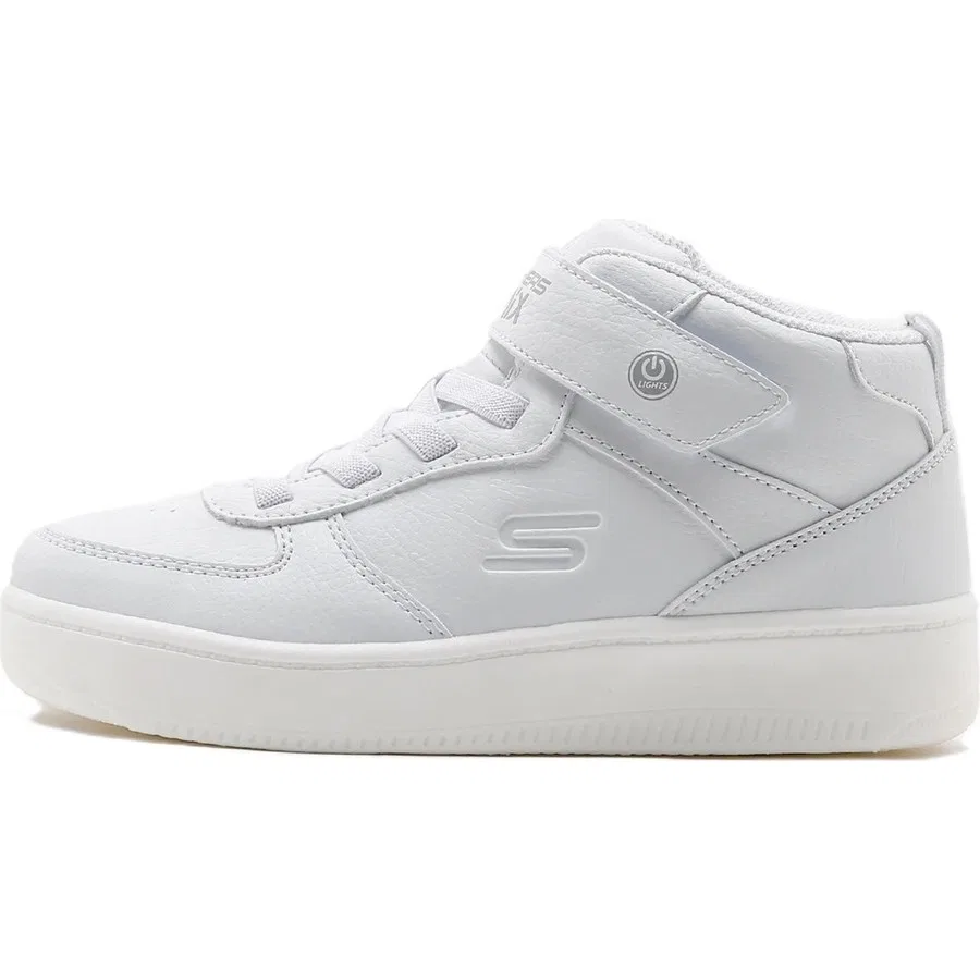 Кроссовки детские с подсветкой Sport Court 92-Show Starter Skechers, Белый
