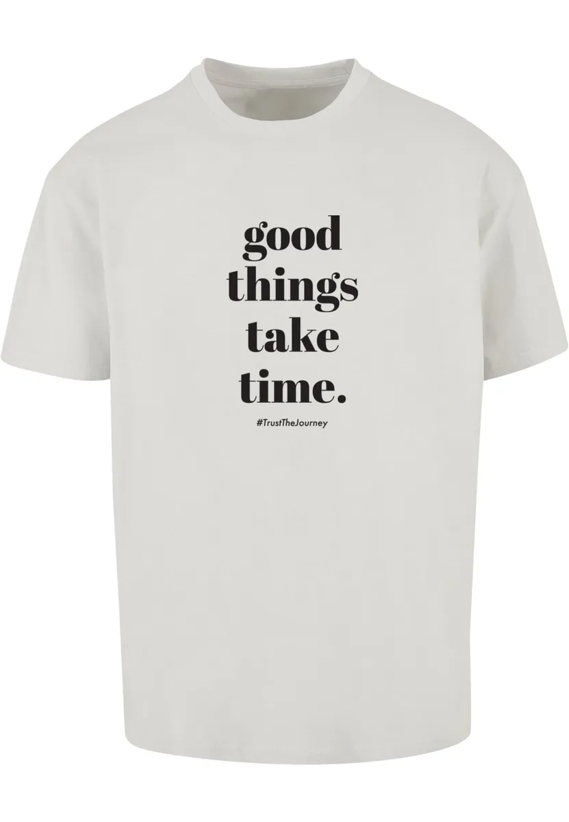

Футболка Merchcode "Мужская футболка Mercchcode Good Things Take Time Heavy Oversize ", цвет Lightasphalt